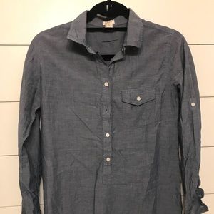 XS J. Crew Chambray button down